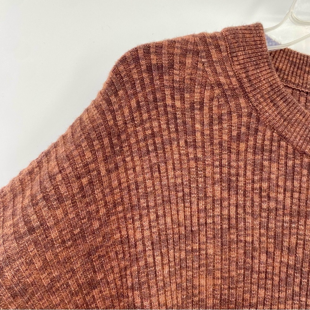 Abercrombie and Fitch Soft a & f ribbed oversized rust sweater size L - Picture 3 of 10